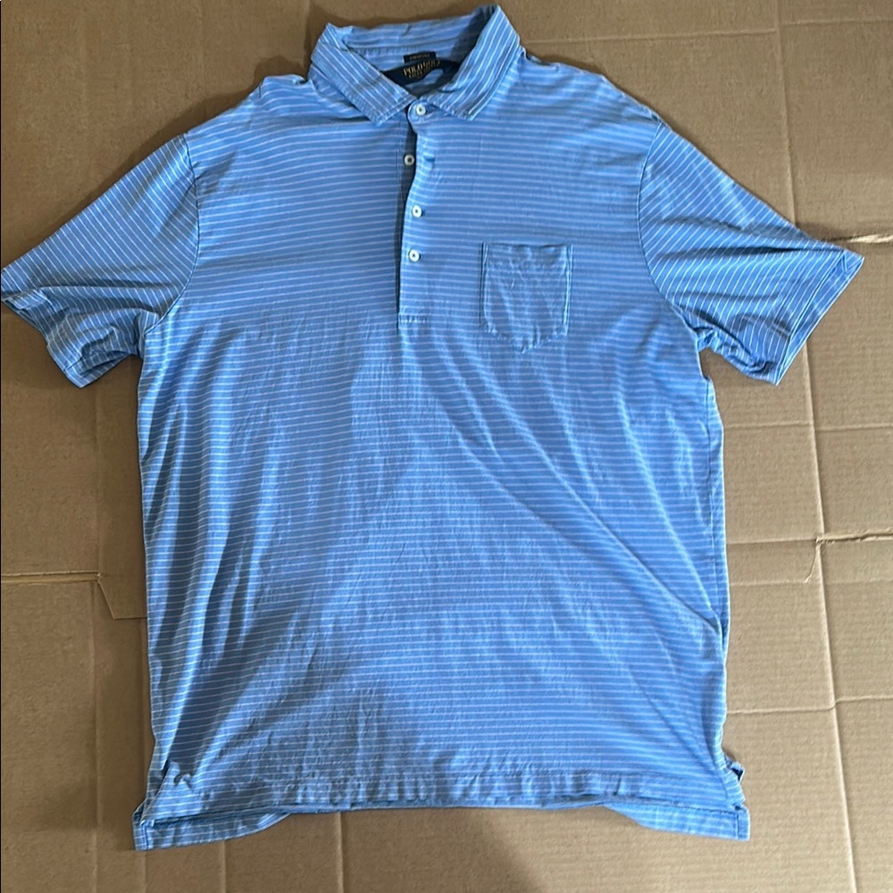Polo by Ralph Lauren Blue Striped Polo Shirt